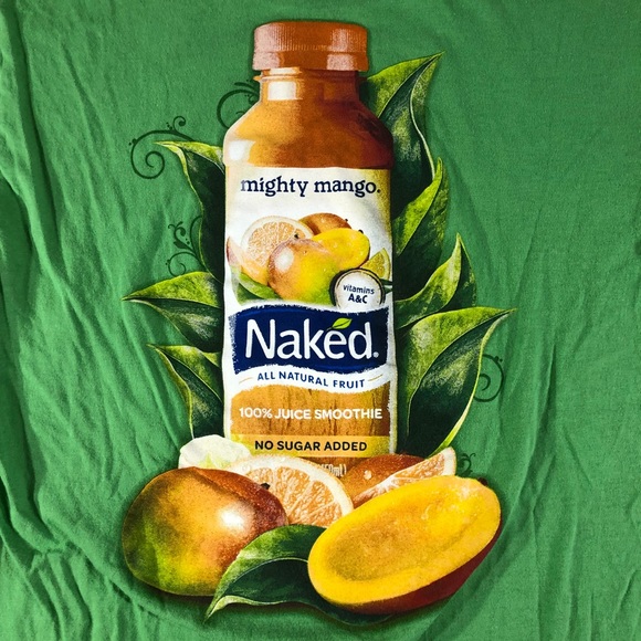 Naked Mango Juice Smoothie Drink Pepsi Green Tee - Picture 6 of 7